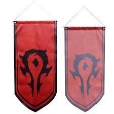 Знамя флаг Орды Варкрафт World of Warcraft Horde Flag banner (125 х 55 см) Знамя флаг Орды Варкрафт World of Warcraft Horde Flag banner (125 х 55 см)