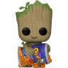 Фигурка Funko Groot with Cheese Puffs Фанко Грут и сырные шарики 1196 Фигурка Funko Groot with Cheese Puffs Фанко Грут и сырные шарики 1196