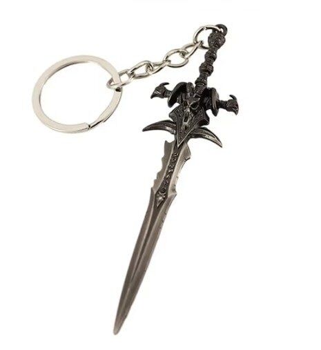 Брелок World of Warcraft Lich King  Metal Weapon Frostmourne фростморн 9 см.