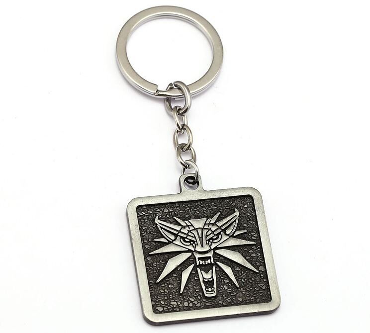 Брелок 3D Відьмак (The Witcher) метал №1 Брелок 3D Відьмак (The Witcher) метал №1