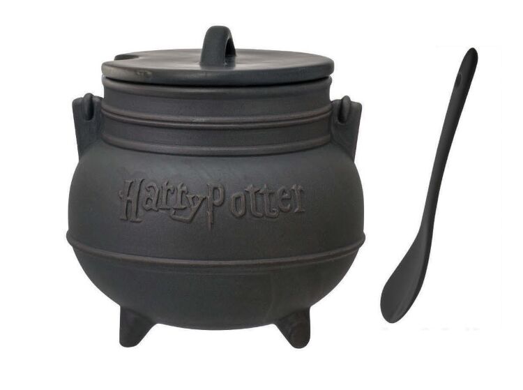 Кружка котёл Harry Potter Black Cauldron Ceramic Soup Mug with Spoon чашка Гарри Поттер Кружка котёл Harry Potter Black Cauldron Ceramic Soup Mug with Spoon чашка Гарри Поттер