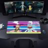 Коврик для мыши игровая поверхность Warner Brothers RICK AND MORTY Glitched Рик и Морти XL (90*42 cm)