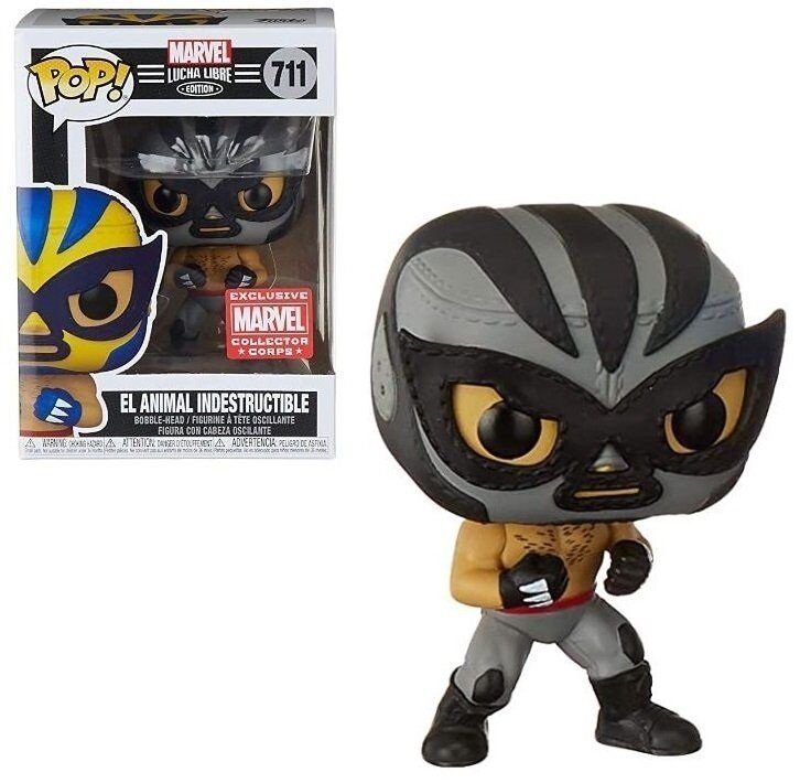 Фигурка Funko Marvel Lucha Libre El Animal Indestructible фанко (Exclusive Marvel Collector Corps) 711 Фигурка Funko Marvel Lucha Libre El Animal Indestructible фанко (Exclusive Marvel Collector Corps) 711