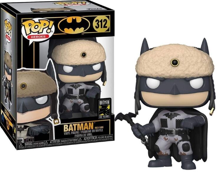  Фигурка Batman Funko Pop Heroes: Batman 80th Red Son Batman (2003)