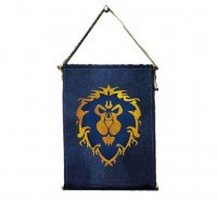 Знамя флаг Альянса World of Warcraft Alliance Flag banner (40х55 см)