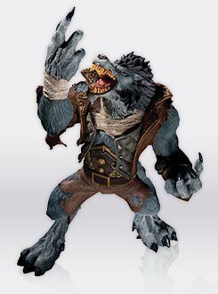 World of Warcraft® Wave 7 Action Figure - Worgen Spy Garm Whitefang