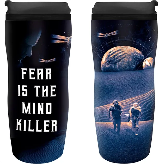 Термокружка Abystyle DUNE Fear is the mind-killer Mug кухоль Дюна 355 мл. Термокружка Abystyle DUNE Fear is the mind-killer Mug кухоль Дюна 355 мл.