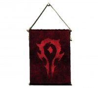 Знамя флаг Орды World of Warcraft Horde Flag banner (40х55 см)
