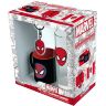 Подарочный набор MARVEL Spider-man стакан, брелок, мини чашка Подарочный набор MARVEL Spider-man стакан, брелок, мини чашка
