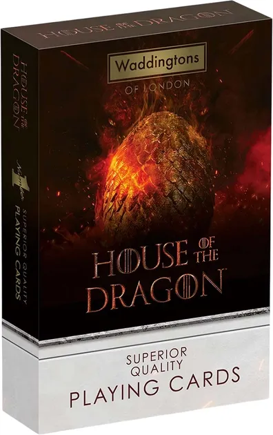 Гральні карти Winning Moves Game of Thrones House of Dragons Waddingtons Number 1 Гра престолів Дім дракона Гральні карти Winning Moves Game of Thrones House of Dragons Waddingtons Number 1 Гра престолів Дім дракона