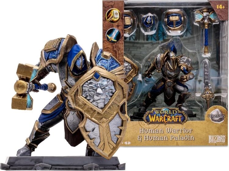 Фігурка McFarlane World of Warcraft Human Warrior Paladin Варкрафт Людина Паладін Воїн Фігурка McFarlane World of Warcraft Human Warrior Paladin Варкрафт Людина Паладін Воїн