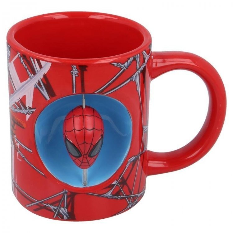 Кружка Marvel Spiderman Ceramic Spinner Mug Чашка Человек паук спинер 325 ml 