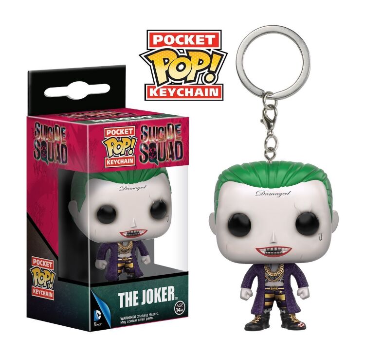 Брелок Funko POP Keychain: Suicide Squad - Joker Action Figure Брелок Funko POP Keychain: Suicide Squad - Joker Action Figure
