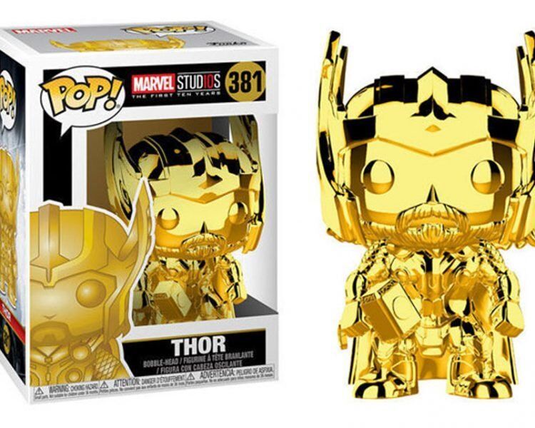 Фігурка Funko Pop! Marvel - Thor (Gold Chrome) Figure Фігурка Funko Pop! Marvel - Thor (Gold Chrome) Figure