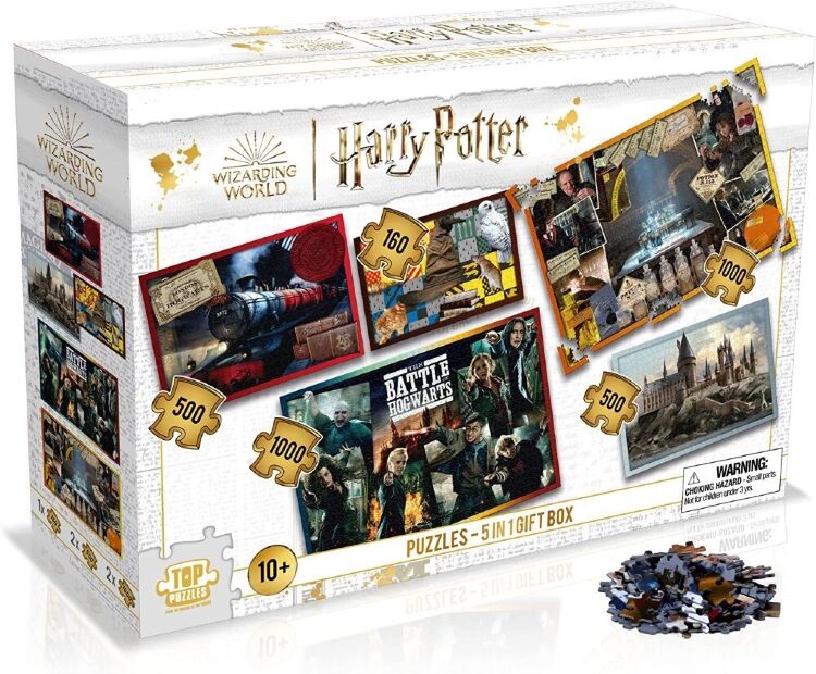 Пазли Гаррі Поттер Harry Potter 5 in 1 Puzzle Подарунковий набір (3160 деталей) Пазли Гаррі Поттер Harry Potter 5 in 1 Puzzle Подарунковий набір (3160 деталей)