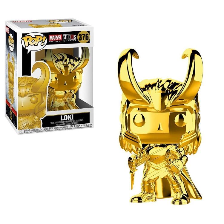 Фігурка Funko Pop! Marvel - Loki (Gold Chrome) Figure Фігурка Funko Pop! Marvel - Loki (Gold Chrome) Figure