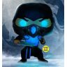 Фигурка Funko Pop Mortal Kombat Sub-Zero 1057 Саб Зиро фанко (Exclusive) Светится в темноте