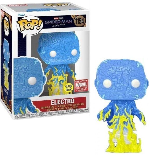 Фігурка Funko: Electro Фанко Електро (Marvel CC Exclusive) Glow in the Dark 1154 Фігурка Funko: Electro Фанко Електро (Marvel CC Exclusive) Glow in the Dark 1154