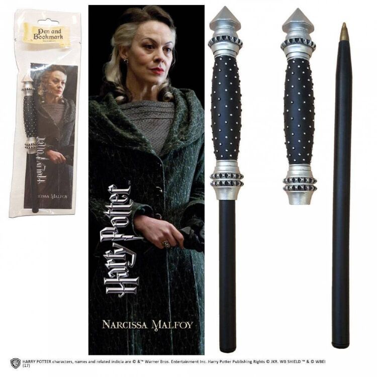 Ручка палочка Harry Potter Narcissa Malfoy Wand Pen and Bookmark + Закладка Ручка палочка Harry Potter Narcissa Malfoy Wand Pen and Bookmark + Закладка