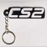 Брелок CS GO Counter Strike Logo Keychain ABS пластик 6 см.