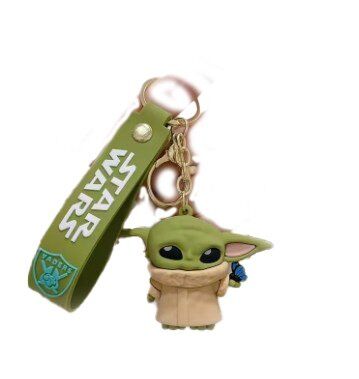 Брелок підвіска на рюкзак Star Wars Mandalorian Baby Yoda 3D Keychain Backpack Мандалорець Грогу #3 Брелок підвіска на рюкзак Star Wars Mandalorian Baby Yoda 3D Keychain Backpack Мандалорець Грогу #3