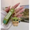 Брелок підвіска на рюкзак Star Wars Mandalorian Baby Yoda 3D Keychain Backpack Мандалорець Грогу #3 Брелок підвіска на рюкзак Star Wars Mandalorian Baby Yoda 3D Keychain Backpack Мандалорець Грогу #3