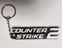 Брелок CS GO Counter Strike Logo Keychain ABS пластик 8 см.