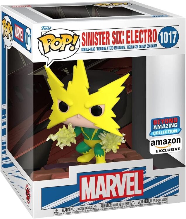 Фігурка Funko Marvel Deluxe: Sinister 6 - Electro фанко Електро (Amazon Exclusive) 1017 Фігурка Funko Marvel Deluxe: Sinister 6 - Electro фанко Електро (Amazon Exclusive) 1017