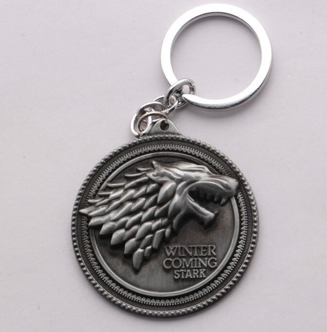 Брелок Game of Thrones Stark Wolf Head №2 Брелок Game of Thrones Stark Wolf Head №2