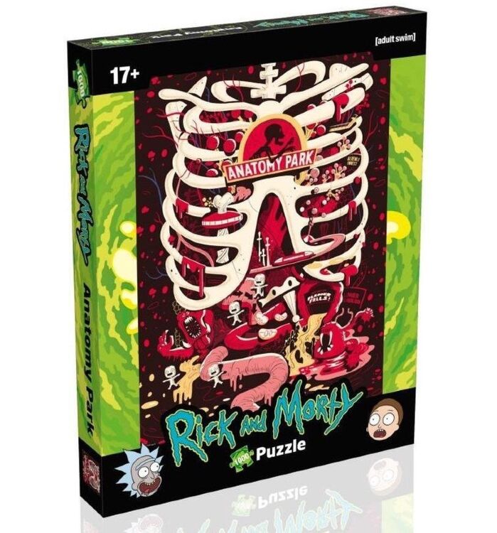 Пазл Winning Moves Rick and Morty Puzzle Anatomy Park Рик и Морти (1000 деталей)