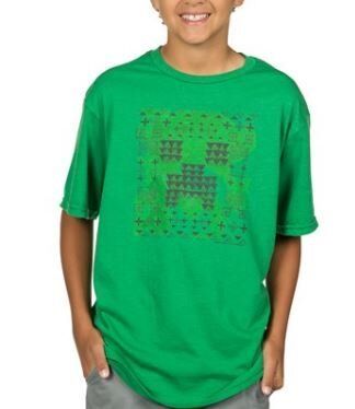 Футболка Minecraft Creeper Glyph Youth Tee (размер XL)