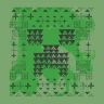 Футболка Minecraft Creeper Glyph Youth Tee (размер XL)
