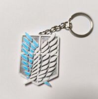 Брелок эмблема Разведкорпус Атака Титанов Attack on Titan Keychain ABS пластик 5 см.