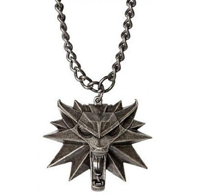 Кулон 3D Відьмак The Witcher 3: Wild Hunt Medallion and Chain JINX оригінал Кулон 3D Відьмак The Witcher 3: Wild Hunt Medallion and Chain JINX оригінал