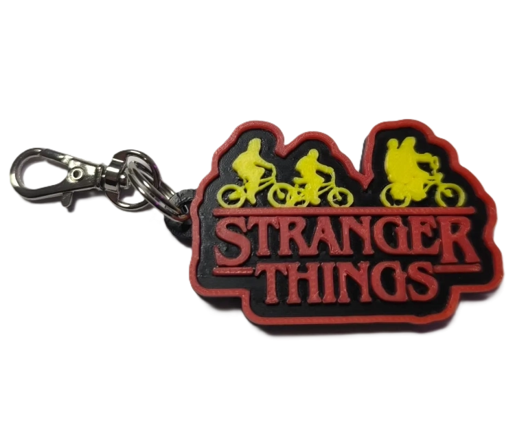 Брелок Stranger Things Дуже дивні справи Logo Keychain ABS пластик 4 см. Брелок Stranger Things Дуже дивні справи Logo Keychain ABS пластик 4 см.