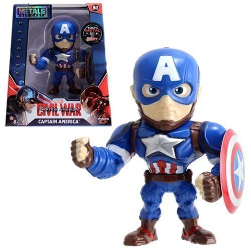Фігурка Jada Toys Metals Die-Cast: Civil War Captain America Figure Фігурка Jada Toys Metals Die-Cast: Civil War Captain America Figure