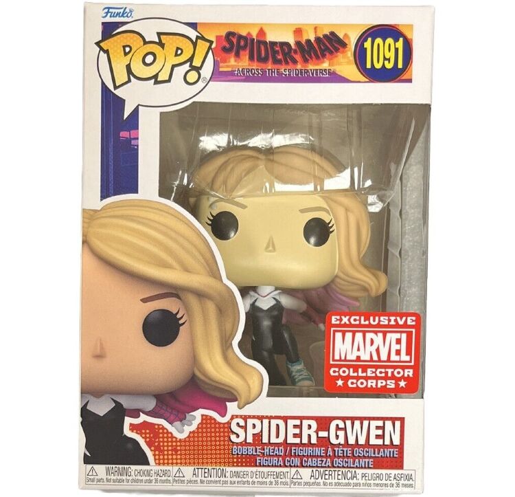 Фігурка Funko Marvel: Across the Spider Verse Spider Gwen Фанко Гвен (Collector Corps Exclusive) 1091 Фігурка Funko Marvel: Across the Spider Verse Spider Gwen Фанко Гвен (Collector Corps Exclusive) 1091