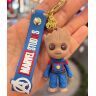 Брелок подвеска на рюкзак Marvel Groot 3D Keychain Грут Backpack