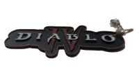 Брелок Diablo 4 Logo Keychain Діабло ABS пластик 6 см.