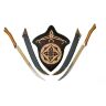 The Hobbit Legolas Fantasy Fighting Swords with Display The Hobbit Legolas Fantasy Fighting Swords with Display