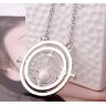 Кулон Harry Potter Маховик часу Гаррі Поттер (Time Turner Necklace) срібний