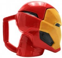 Кружка хамелеон Marvel Ironman Ceramic 3D Mug Чашка Железный Человек 450 мл