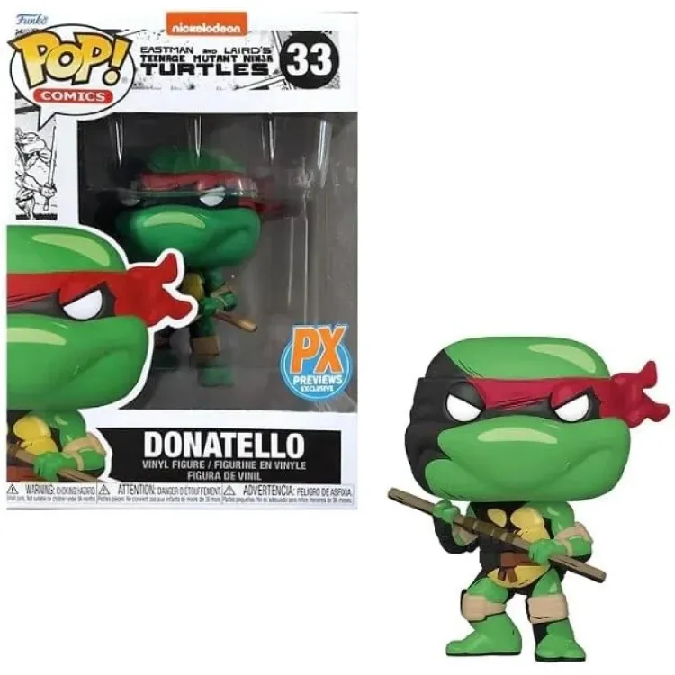 Фигурка Funko TMNT Teenage Mutant Ninja Turtles: Donatello фанко Черепашки ниндзя Донателло (PX Exclusive) 33