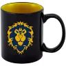 Чашка Blizzard WORLD OF WARCRAFT Alliance Черная кружка Альянс 325 мл