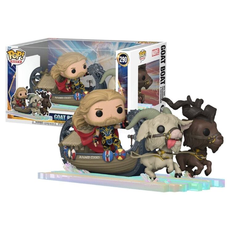 Фігурка Funko Marvel Thor: Love and Thunder The Goat Boat Фанко Тор лодка з козлами 290 Фігурка Funko Marvel Thor: Love and Thunder The Goat Boat Фанко Тор лодка з козлами 290