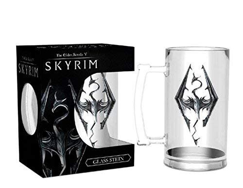 Кружка Skyrim Dragon Symbol Glass stein Кружка Skyrim Dragon Symbol Glass stein