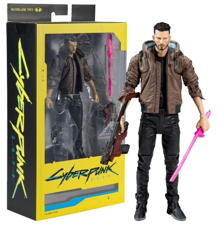 Фигурка McFarlane Toys Cyberpunk 2077 V Action Figure Фигурка McFarlane Toys Cyberpunk 2077 V Action Figure