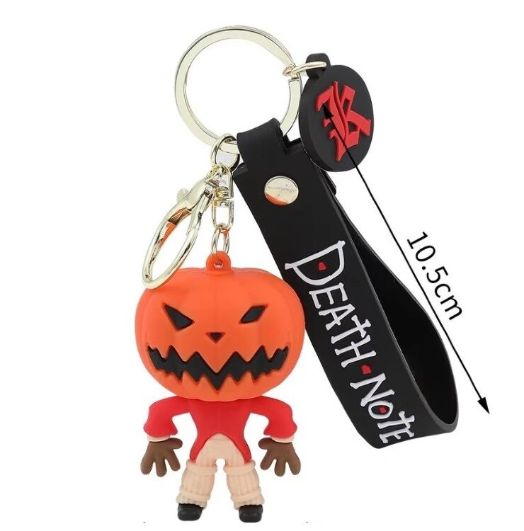 Брелок подвеска на рюкзак Death Note 3D Keychain Тетрадь смерти Pumpkin