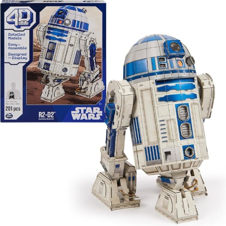 Пазл 4D Build Star Wars R2-D2 puzzle 3D картон Звёздные войны Р2-Д2 201 шт. Пазл 4D Build Star Wars R2-D2 puzzle 3D картон Звёздные войны Р2-Д2 201 шт.