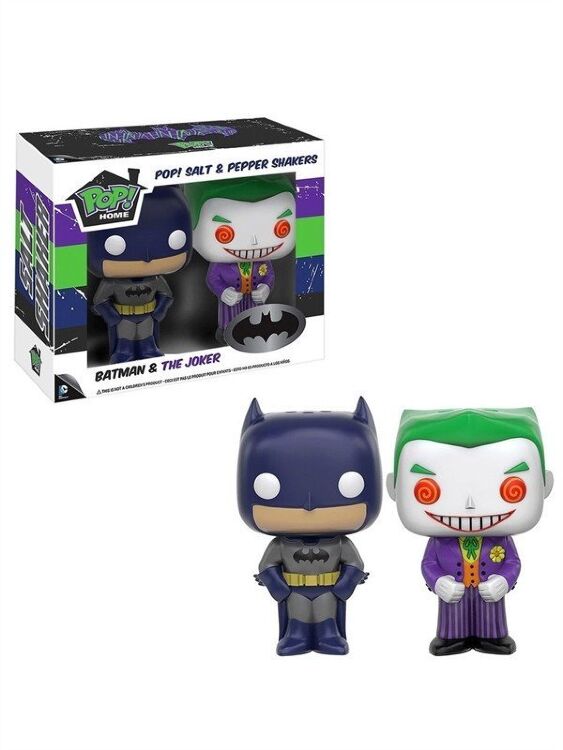 Солонка /Перечниця Funko Pop! Batman And Joker Salt N Pepper Shakers Солонка /Перечниця Funko Pop! Batman And Joker Salt N Pepper Shakers